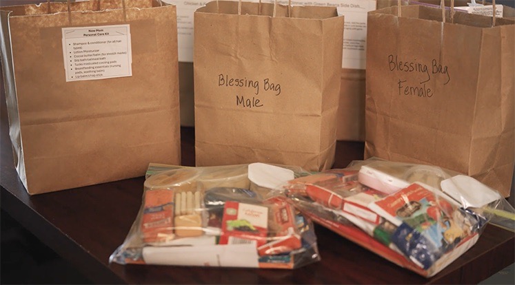 Blessing bags for men and women