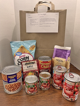 Chili meal kit ingredients and recipe