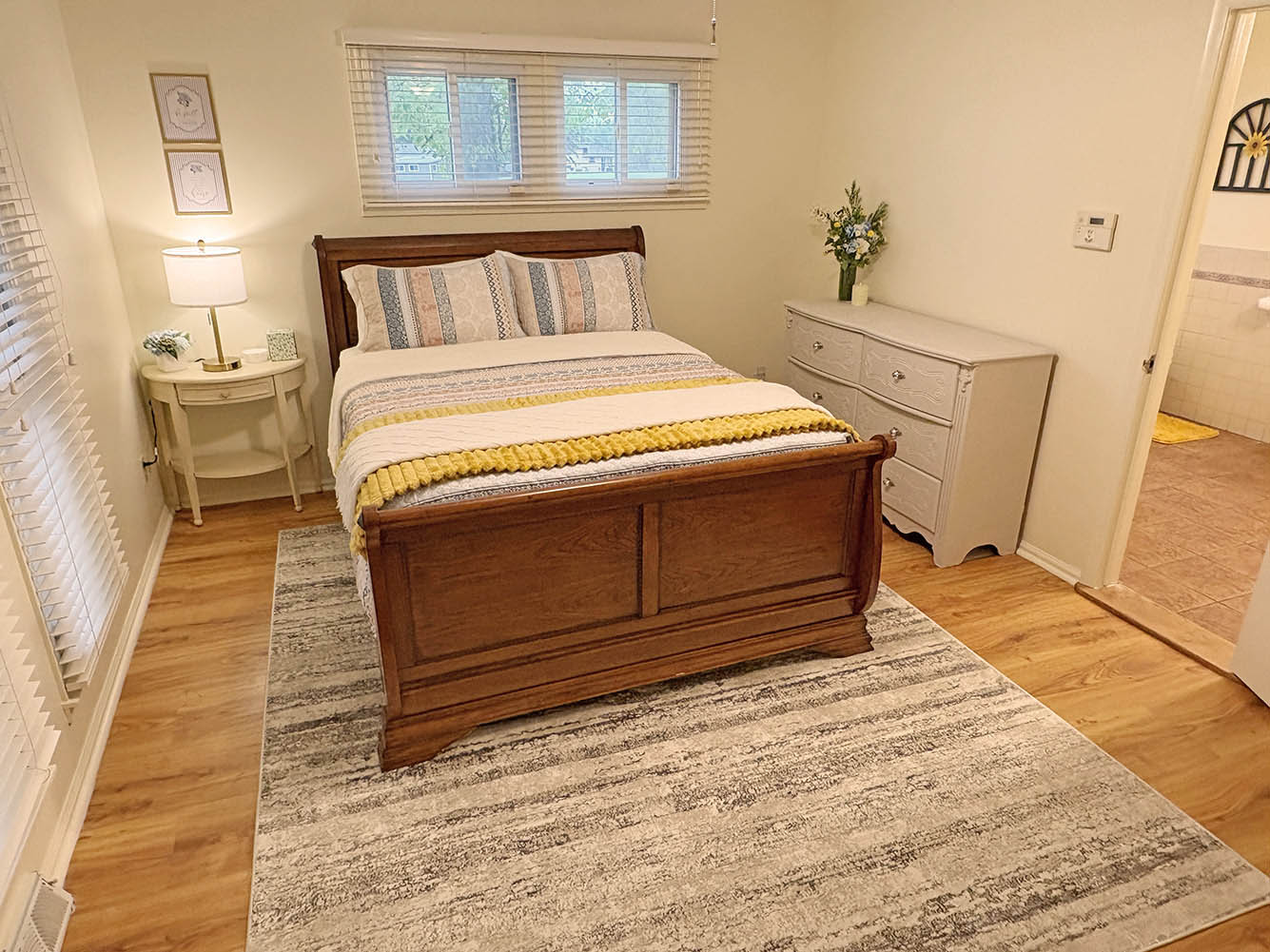 Cozy bedroom in maternity home