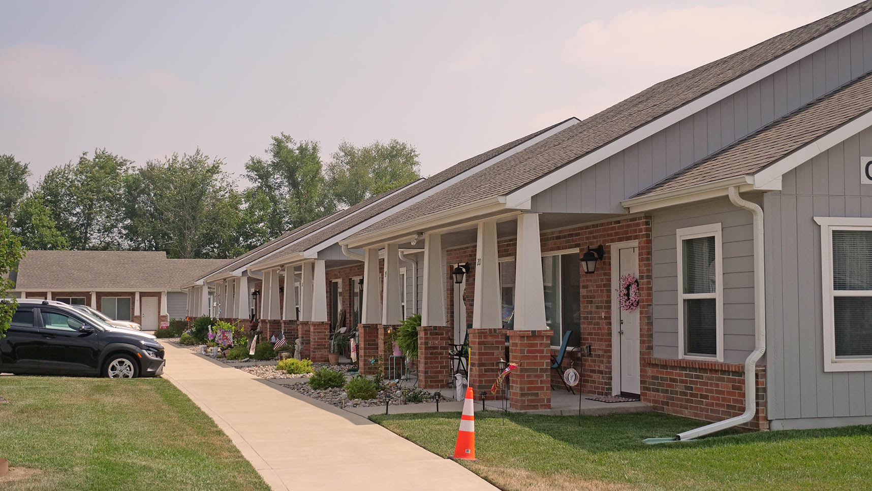 Row of homes